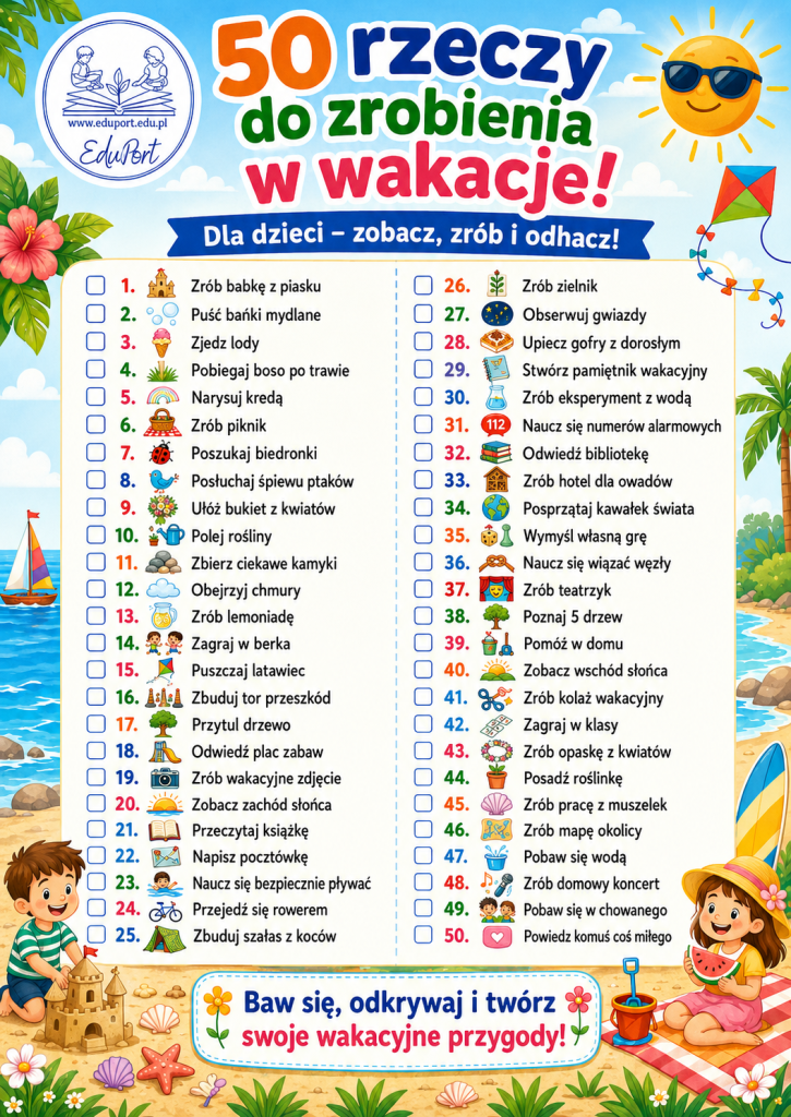 50 wyzwań wakacyjnych 1000030904