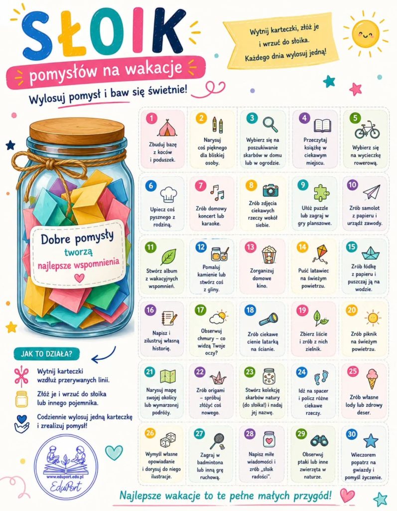 Słoik pomysłów na wakacje 1000032039